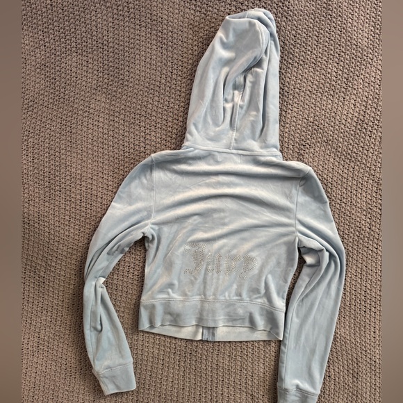 NWT Juicy Couture Light Blue Velour Vintage Tracksuit Small - Picture 5 of 7
